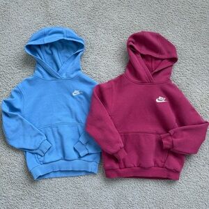 Nike Kids Hoodies in Blue and red